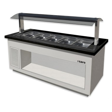 ShopDesChefs - Buffet chaud  modèle PREMIUM LINE SB-H 230 blanc