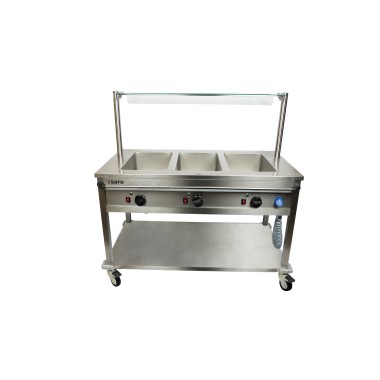 ShopDesChefs - Chariot Bain-Marie  modèle BTS-3