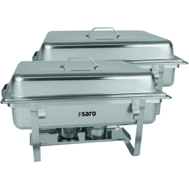 ShopDesChefs - Lot de deux Chafing Dish  modèle ELENA