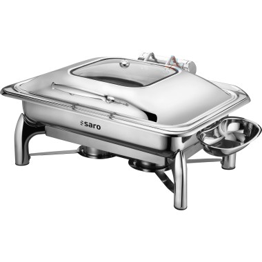 ShopDesChefs -  Chafing Dish, 1/1 GN, conteneur adapté pour induction, modèle RAINER