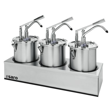ShopDesChefs - Ensemble distributeur de sauce  de 3 modèles PD-003