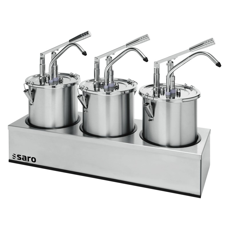 ShopDesChefs - Ensemble distributeur de sauce  de 3 modèles PD-003
