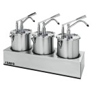 ShopDesChefs - Ensemble distributeur de sauce  de 3 modèles PD-003