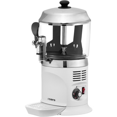 ShopDesChefs - Distributeur de chocolat chaud  modèle NINA blanc.