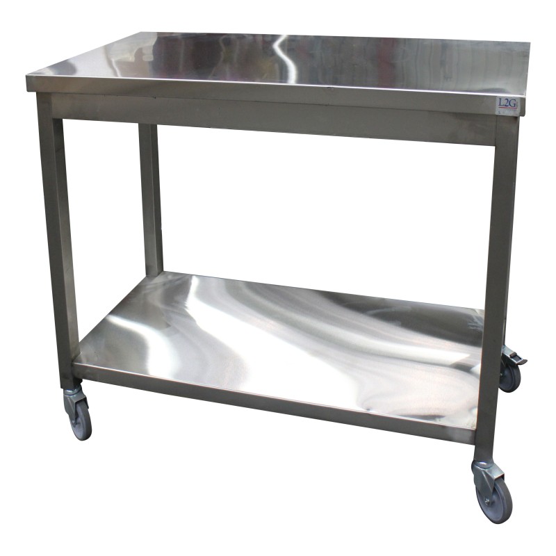 ShopDesChefs - Tables de travail mobiles  800x600x850mm