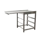 ShopDesChefs - Table d'écoulement pour lave-vaisselle  côté gauche, 1200mm
