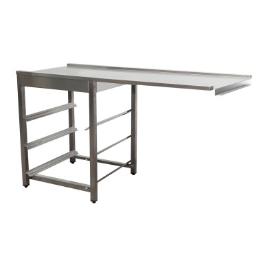 ShopDesChefs - Table d'écoulement  pour lave-vaisselle côté droit, 1600mm