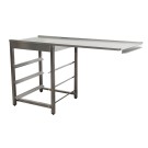 ShopDesChefs - Table d'écoulement  pour lave-vaisselle côté droit, 1600mm