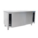 ShopDesChefs - Armoire en acier inoxydable , porte coulissante - Profondeur 700 mm, 2000 mm