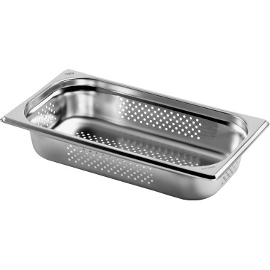 ShopDesChefs - Conteneur GN perforé 1/3 de la ligne supérieure , profondeur 100mm