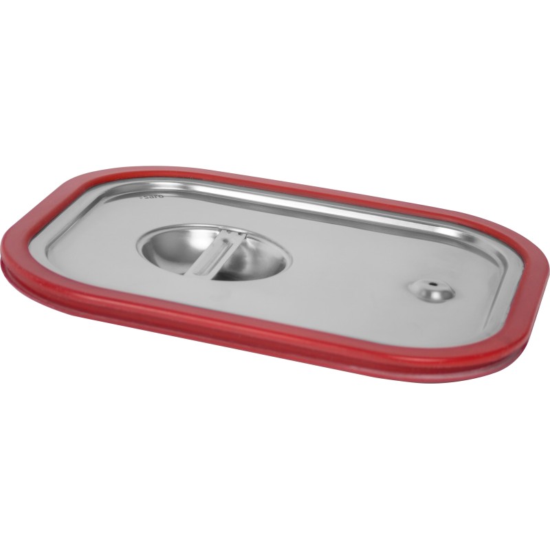 ShopDesChefs - Couvercle Gastronorm en acier inoxydable modèle TOP LINE 1/6 de 