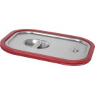 ShopDesChefs - Couvercle Gastronorm en acier inoxydable modèle TOP LINE 1/6 de 