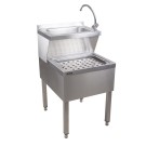 ShopDesChefs - Lave-mains / lavabo modèle HANNA de 