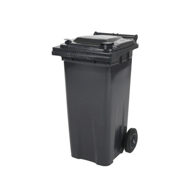 ShopDesChefs - Conteneur à déchets de grande taille à 2 roues modèle MGB 120 G de la marque  - gris
