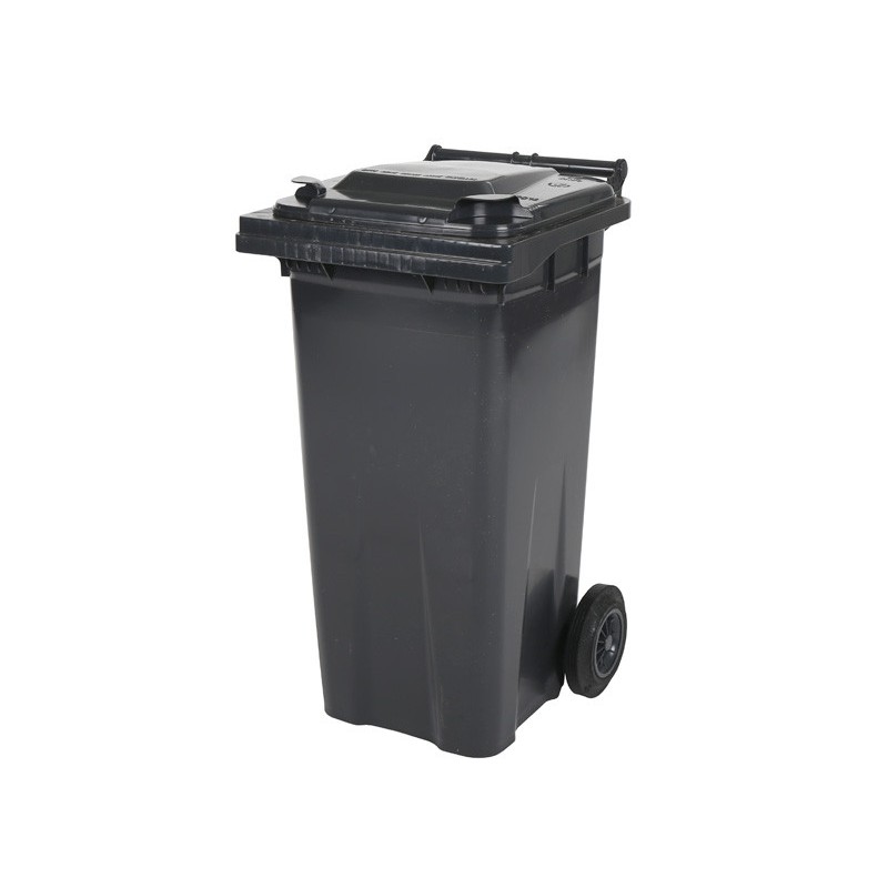 ShopDesChefs - Conteneur à déchets de grande taille à 2 roues modèle MGB 120 G de la marque  - gris