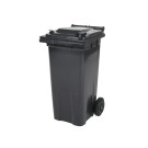 ShopDesChefs - Conteneur à déchets de grande taille à 2 roues modèle MGB 120 G de la marque  - gris