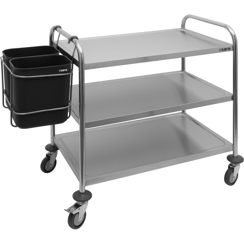 Conteneur déchets - 2x8L - Pour chariot - 430x300x450mm - AB 2 - ShopDesChefs
