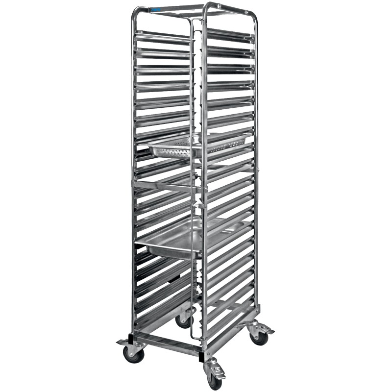 ShopDesChefs - Chariot  pour conteneurs GN 1/1 modèle LIAM