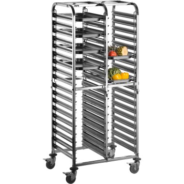 ShopDesChefs - Chariot  pour récipients GN 1/1 modèle LIAM DUO