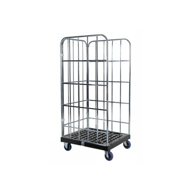 ShopDesChefs - Chariot  avec 2 parois latérales et paroi arrière modèle RW 3