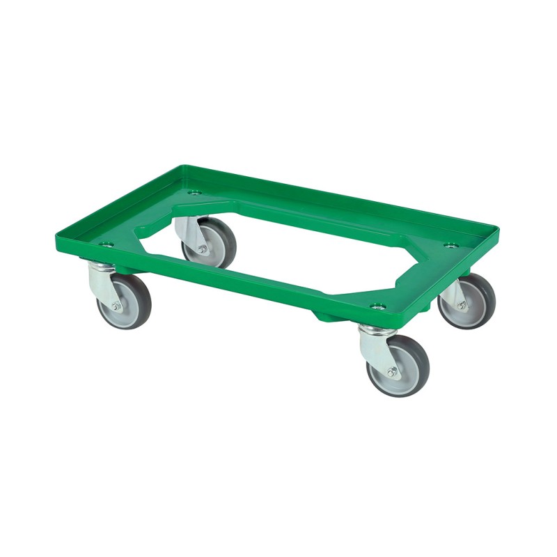 ShopDesChefs - Chariot de transport  modèle TR vert