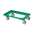 ShopDesChefs - Chariot de transport  modèle TR vert