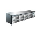 ShopDesChefs - Table de refroidissement réfrigérée  4 tiroirs de 2