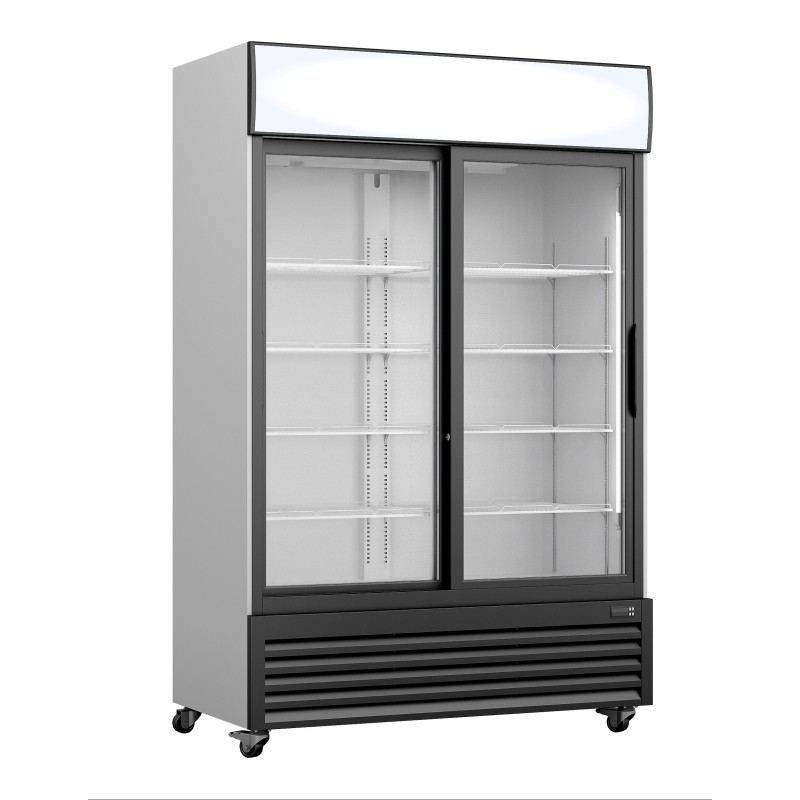 ShopDesChefs - Réfrigérateur porte vitrée coulissante GTK 700 SD