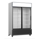 ShopDesChefs - Réfrigérateur porte vitrée coulissante GTK 700 SD