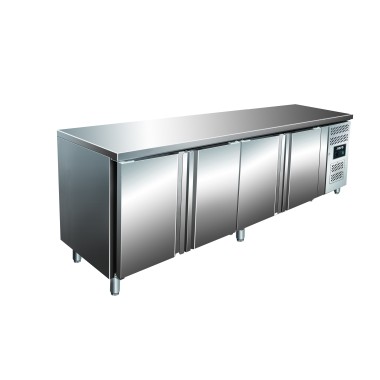 ShopDesChefs - Table de refroidissement réfrigérée  4 portes