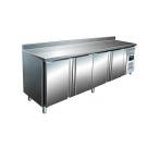 ShopDesChefs - Table réfrigérée  avec dosseret modèle SNACK 4200 TN.