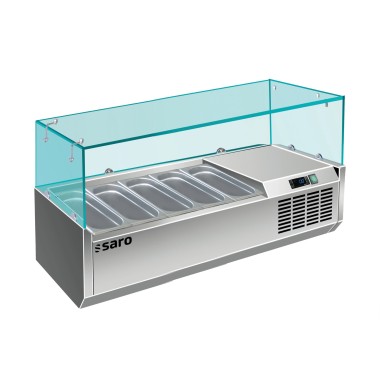 ShopDesChefs - Présentoir Réfrigéré de Table  - Modèle 1/4 GN VRX 1200/330
