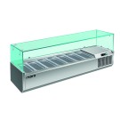 ShopDesChefs - Vitrine Réfrigérée de Table  - Modèle 1/4 GN VRX 1600/330
