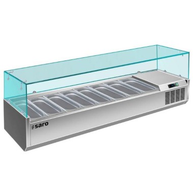 ShopDesChefs - Vitrine réfrigérée de table  - modèle 1/4 GN VRX 1800/330