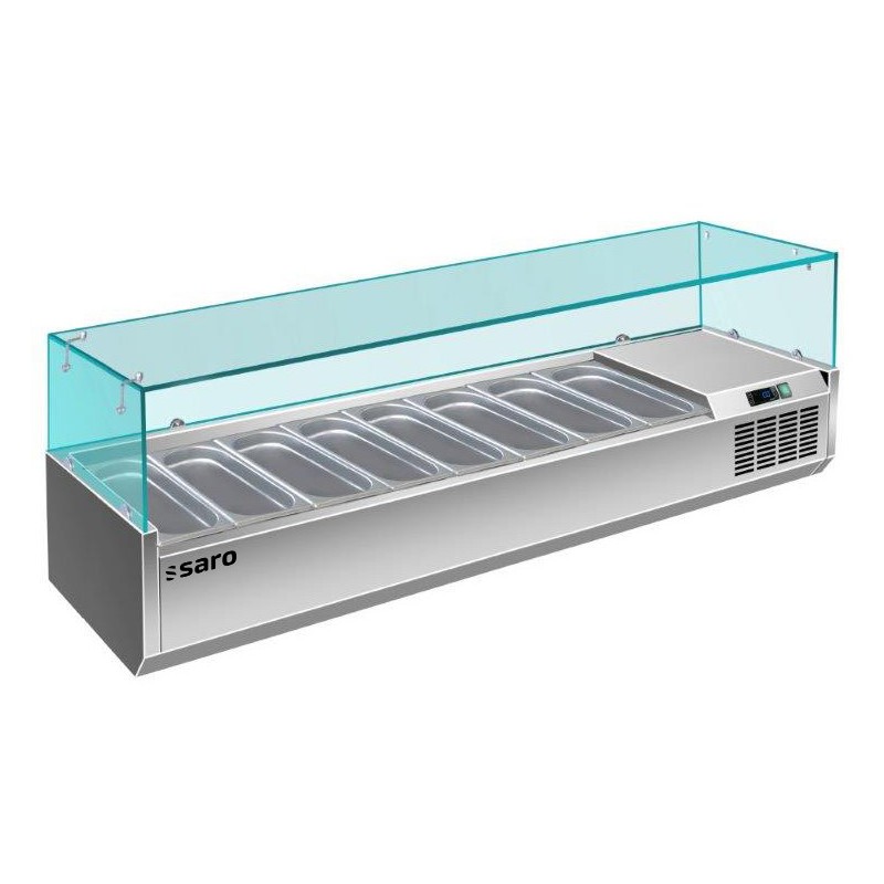 ShopDesChefs - Vitrine réfrigérée de table  - modèle 1/4 GN VRX 1800/330