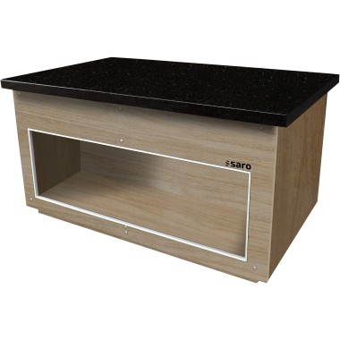 ShopDesChefs - Élément neutre  W 1600 mm, couleur CHÊNE