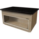ShopDesChefs - Élément neutre  W 1600 mm, couleur CHÊNE