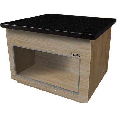 ShopDesChefs - Élément neutre  W 1000 mm, couleur CHÊNE