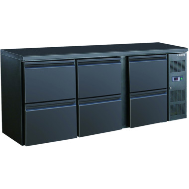 ShopDesChefs - Refroidisseur de bar  avec 3 x 2 tiroirs, modèle BC 3100-6S