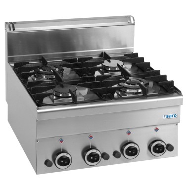 ShopDesChefs - Cuisinière à gaz  4 brûleurs
