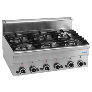 ShopDesChefs - Cuisinière à gaz  6 feux