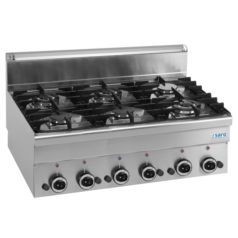ShopDesChefs - Cuisinière à gaz  6 feux