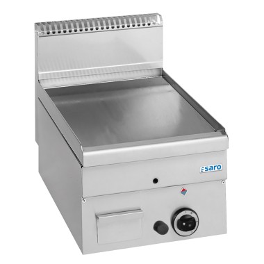 ShopDesChefs - Plaque de grill lisse de table  400x600