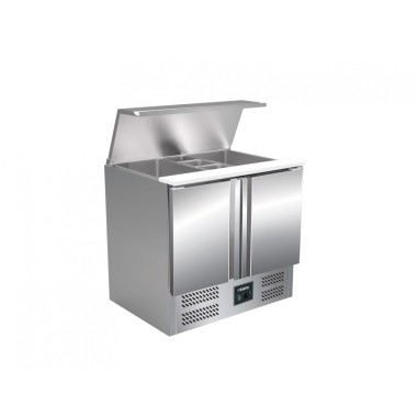 ShopDesChefs - Saladette  avec 2 portes, modèle BALDUR S 900