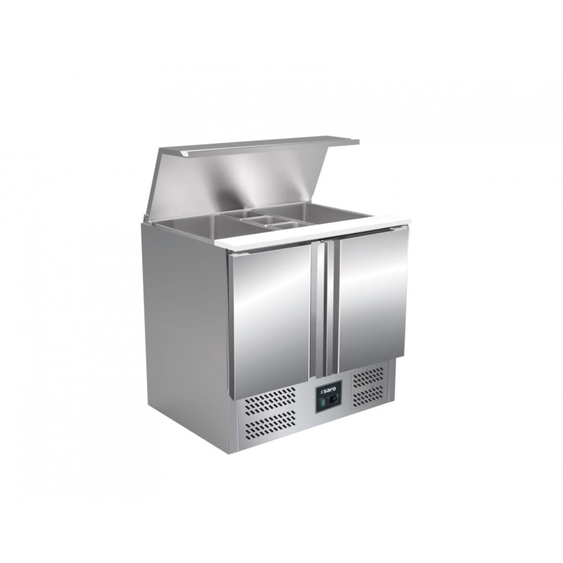 ShopDesChefs - Saladette  avec 2 portes, modèle BALDUR S 900