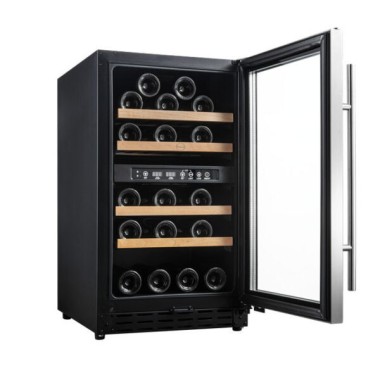 Vinobox - Cave à vin 40 bouteilles Inox - 2 zones