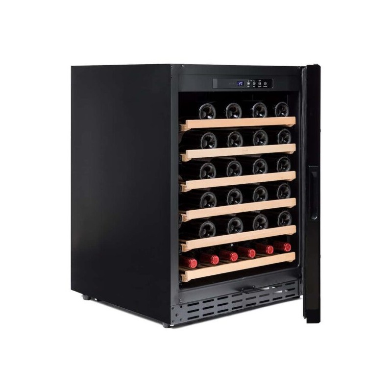 Vinobox - Cave à vin noire professionnelle 50 bouteilles
