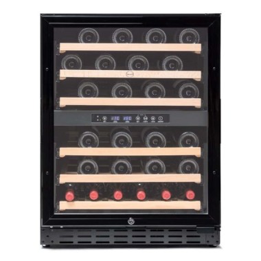 Vinobox - Cave à vin noire de 50 bouteilles - 2 températures