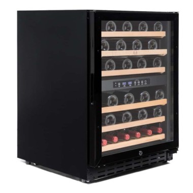 Vinobox - Cave à vin noire de 50 bouteilles - 2 températures