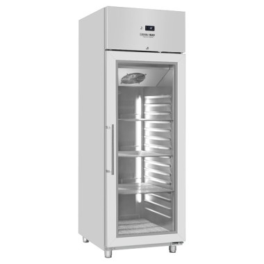 COOL HEAD - Armoire réfrigérée verticale GN2/1 porte vitrée QRG 6